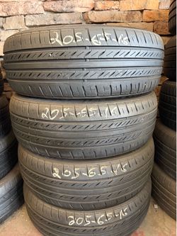 206/65R16 Used Set Sentury Touring