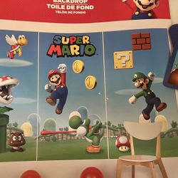 Mario Bday Banners
