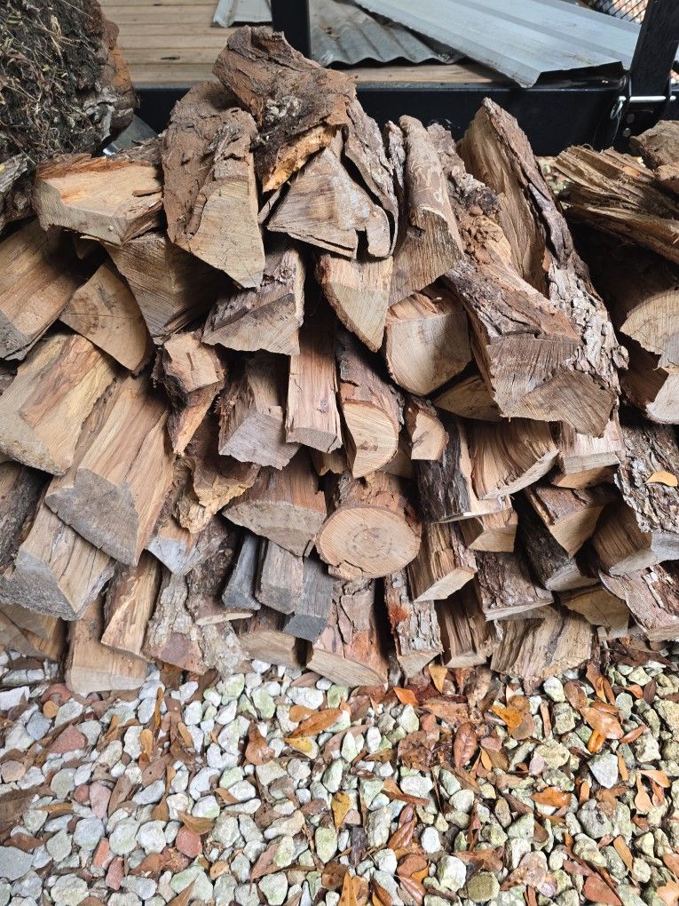 FIREWOOD Pecan Firewood Amazing For Smoking, Grilling, Burning In A Fireplace.