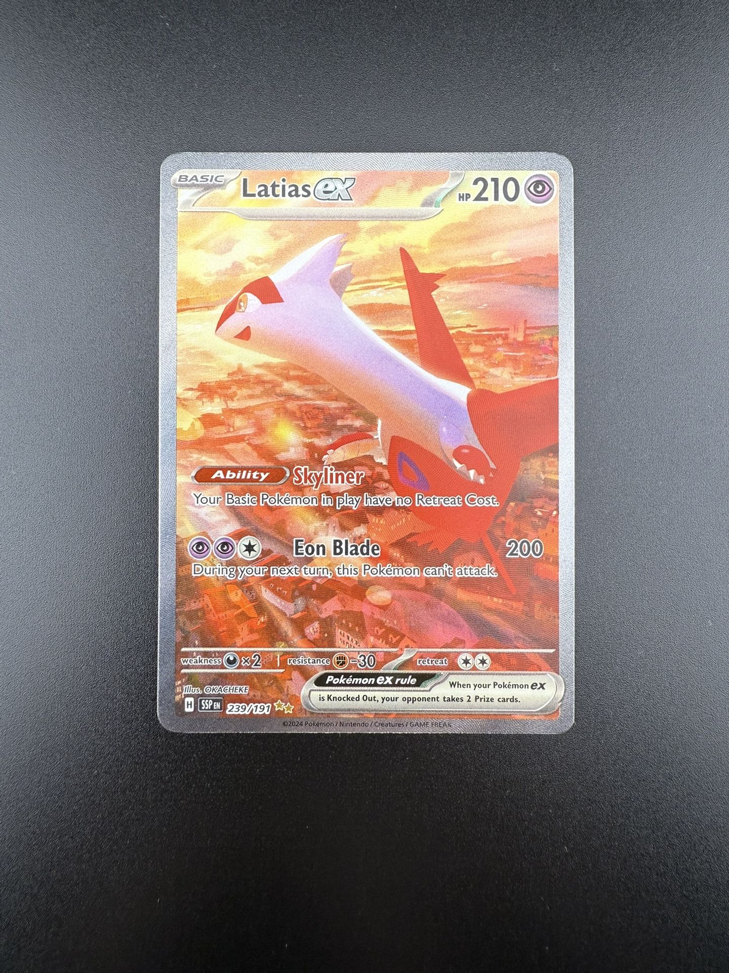 Pokemon Latias EX 239/191 SIR