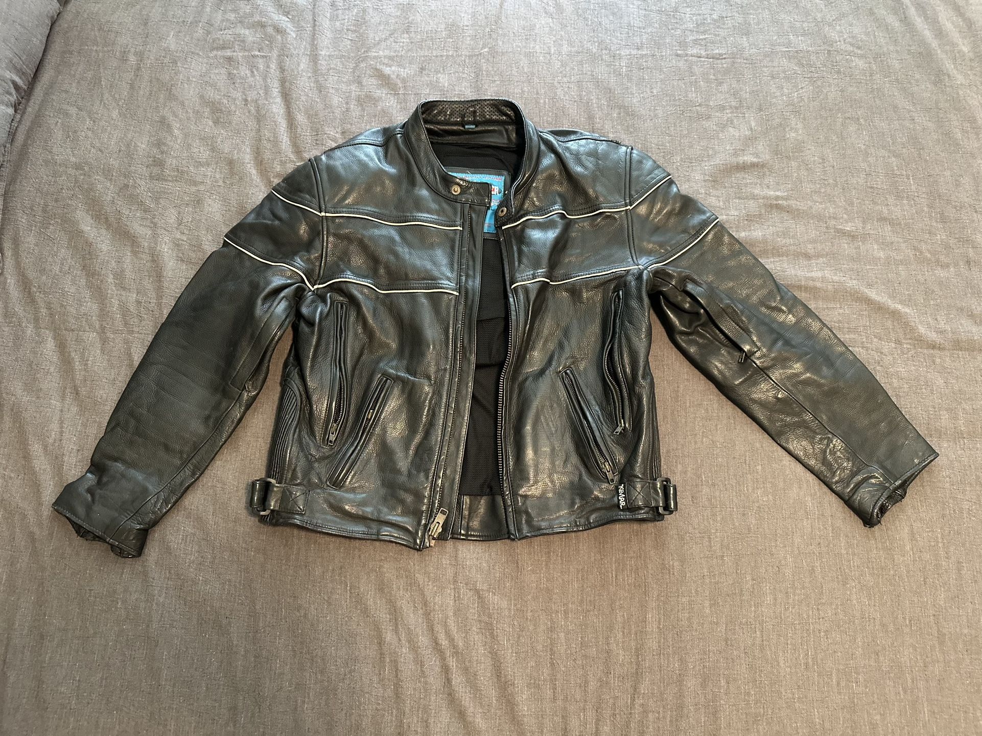 Men’s Genuine Leather Motorcycle Jacket