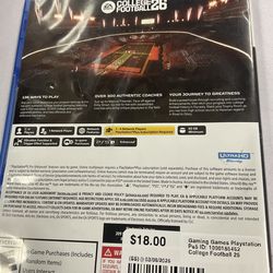 PS5 college football