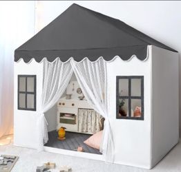 Avrisol Kids Play Tent with Padded Mat, Kids Tent Playhouse Tent for Kids Ages 4-8, gray.