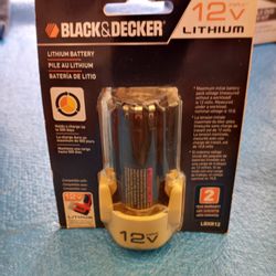 Brand New 20 Volt Max Lithium L X B R 12 Black & Decker Battery