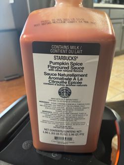 Pumpkin spice sauce