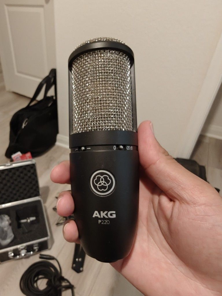 AKG P220 Condenser Microphone, image size:768x1024