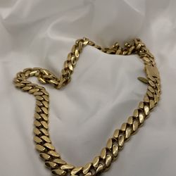 Gold 10K Miami Cuban Chain