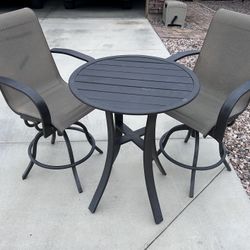 Two Chairs And Table