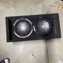 2 10” KICKERS CVRS In A Ported Box