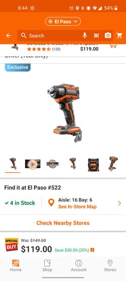Ridgid impact drill