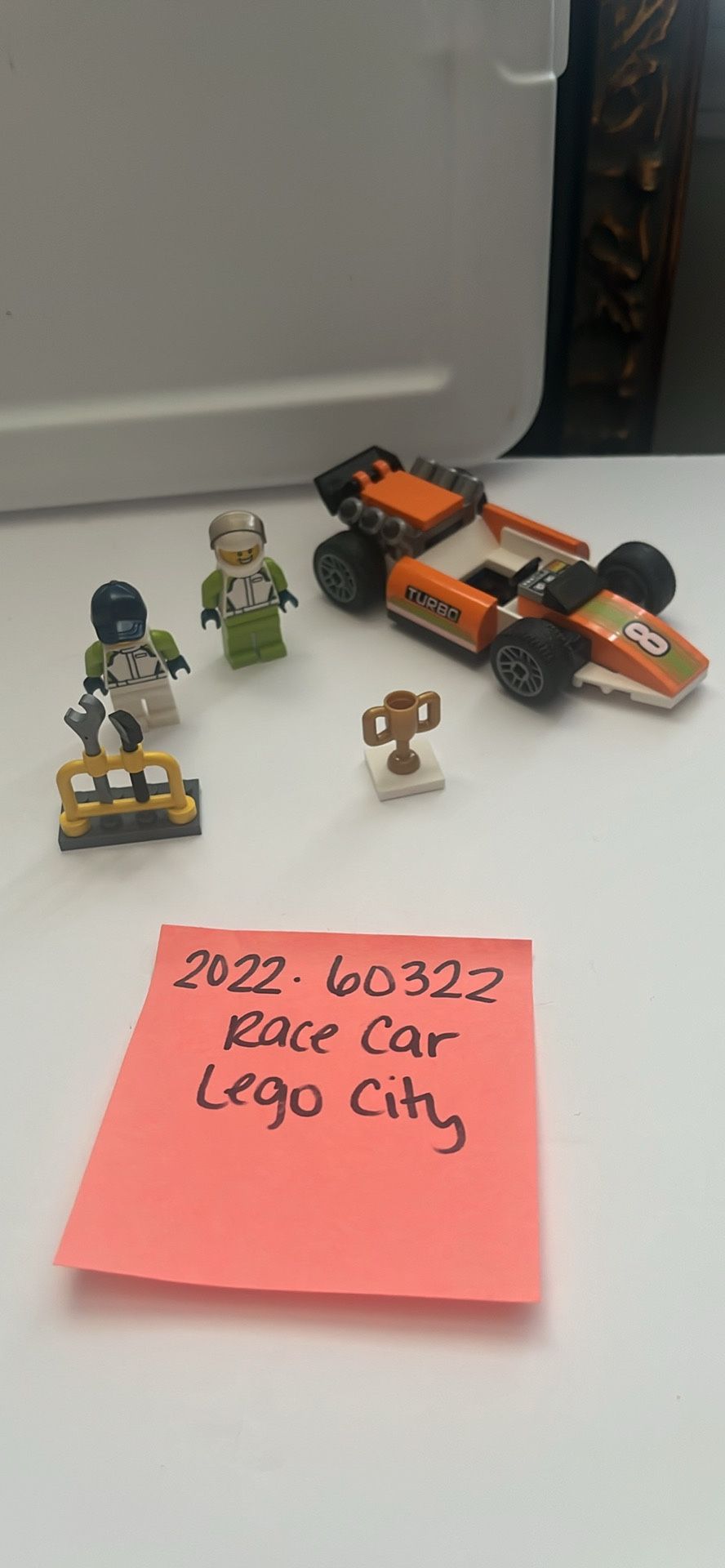 2022 Lego City Race Car 60322 Complete