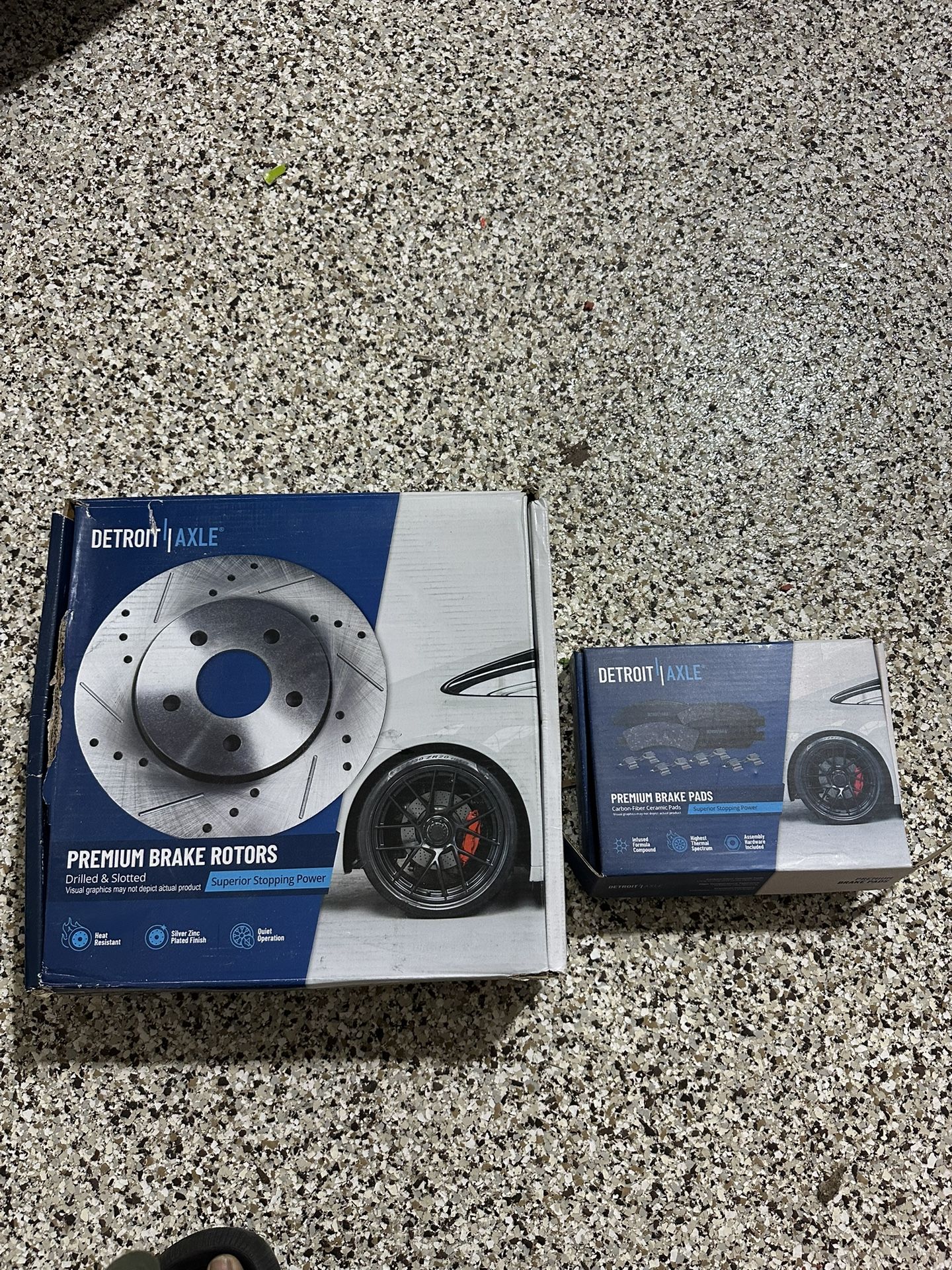 Rear Brake rotors and pads