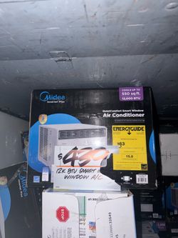 Quiet comfort smart window air conditioner MIDEA 12000 btu