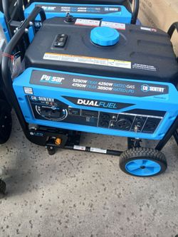 Dual Fuel Generator 5250w 00hour