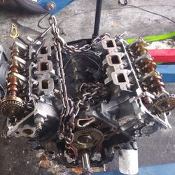 2003 Jeep Liberty 3.7l Engine For Parts Or Rebuild 