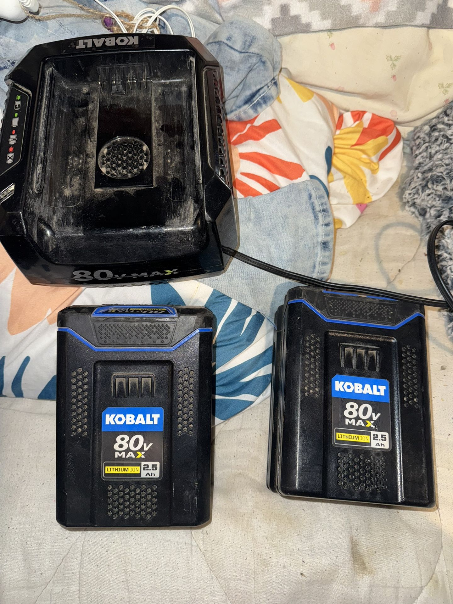 Kobalt Batteries & Charger