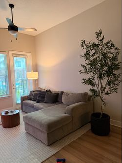 2 Piece Sectional Sofa - Gray