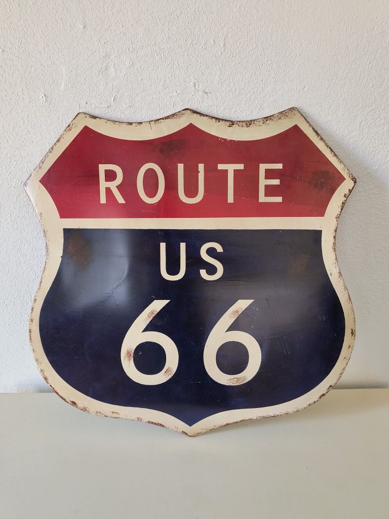 Hobby Lobby Vintage (Replica) Route 66 Highway (24"x 24") Metal Sign For Sale!!!