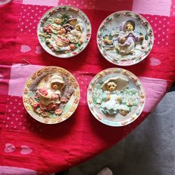 Cherish  Teddies Plates
