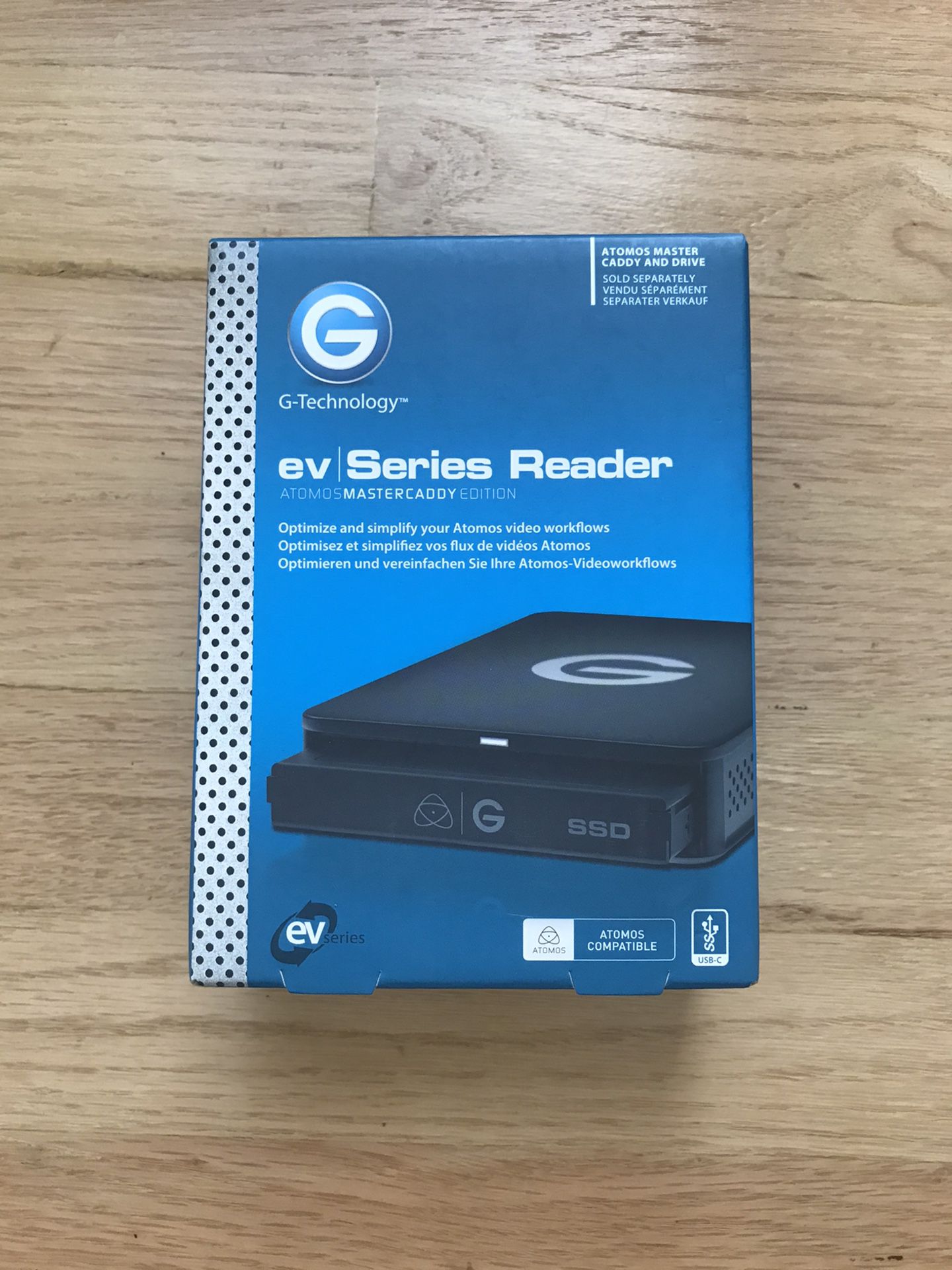 G-Technology ev Series Reader Atomos Mastercaddy Edition