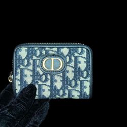 Oblique 30 Montaigne Voyageur Coin Purse Blue