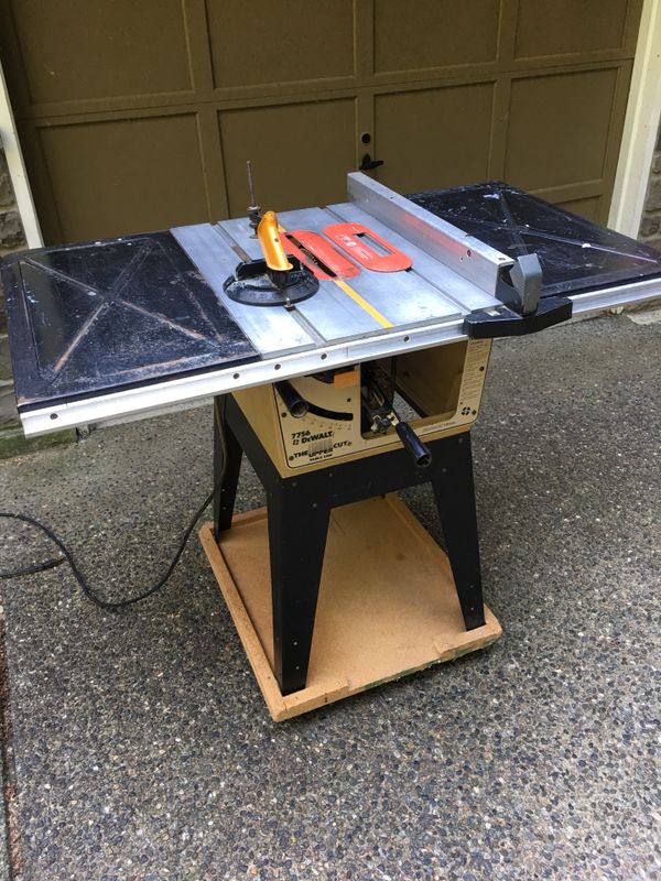 Dewalt Upper Cut Table Saw Model 7756 10 Inch Saw Blade For Sale In Woodinville Wa Offerup