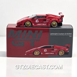 1:64 Mini Gt LBWK LAMBO RED