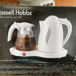 Russell Hobbs Electric Kettle With Warmer Tea Tray 1.7 L