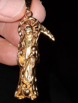 24k Gold Plated Grim Reaper