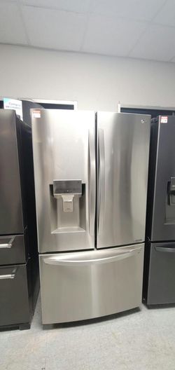 LG French Door Fridge – Stainless, Ice & Water, Clean