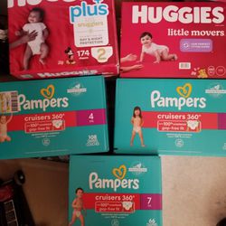 Diapers Huggies And Pampers 