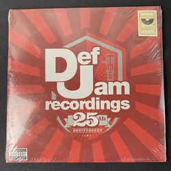 Def Jam Recordings 25th Anniversary 2 x Vinyl Serato Control Edition Vinyl Pack 2009 (Brand New) Extremely Rare Collectors Item!
