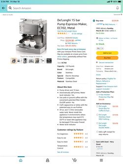 Coffee Espresso Deloni EC702