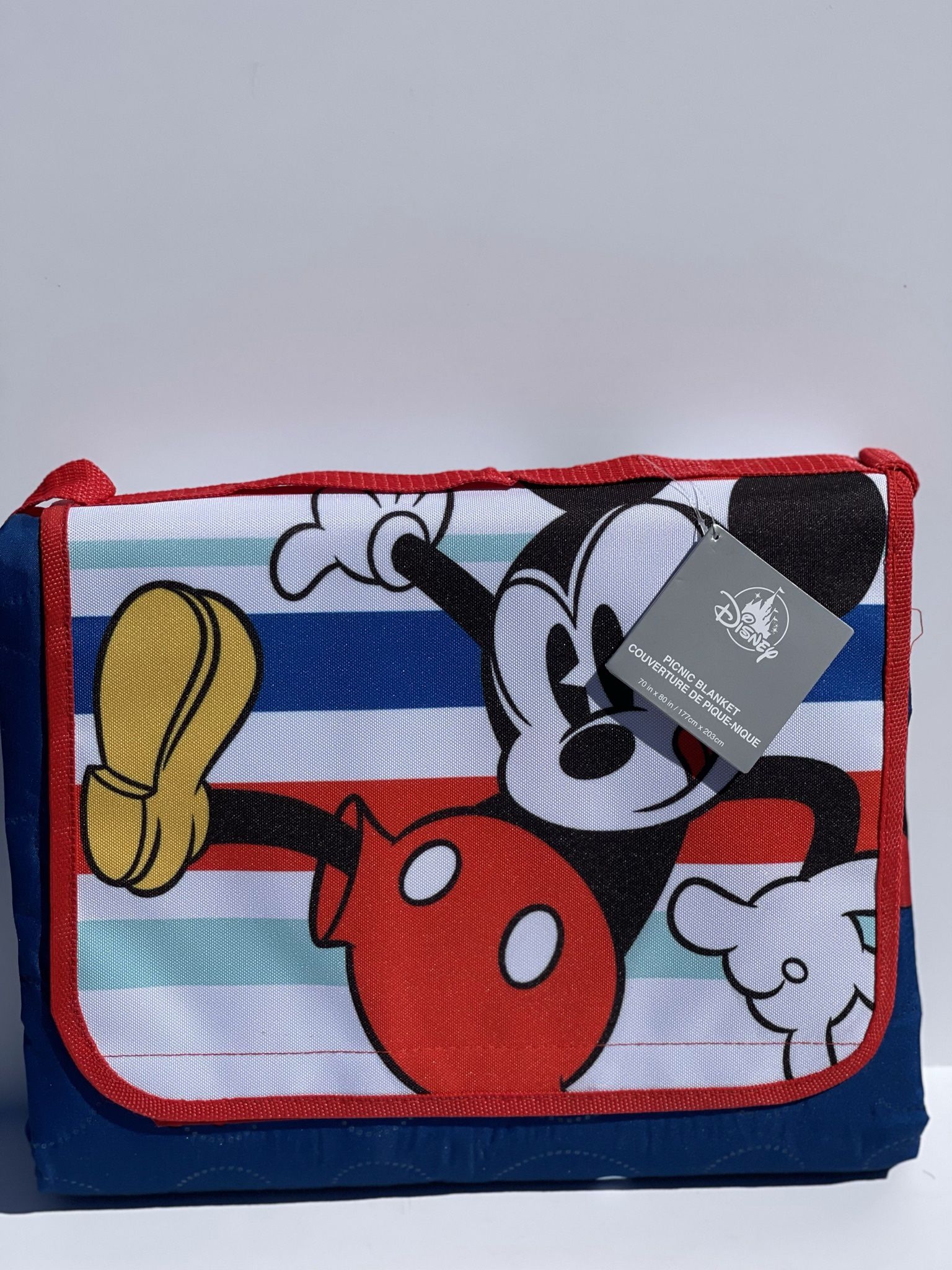 Disney Store Mickey Mouse Summer Fun Treats Picnic Beach Outdoor Blanket New