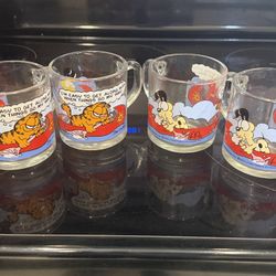Vintage 1978 McDonald’s Garfield Mugs