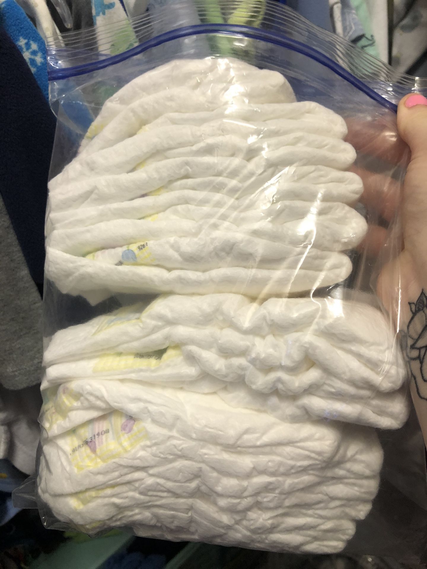 Baby Items Boppy and Newborn diapers