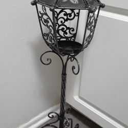METAL CANDLE HOLDER $17