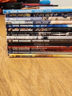WWE 2008 Magazines