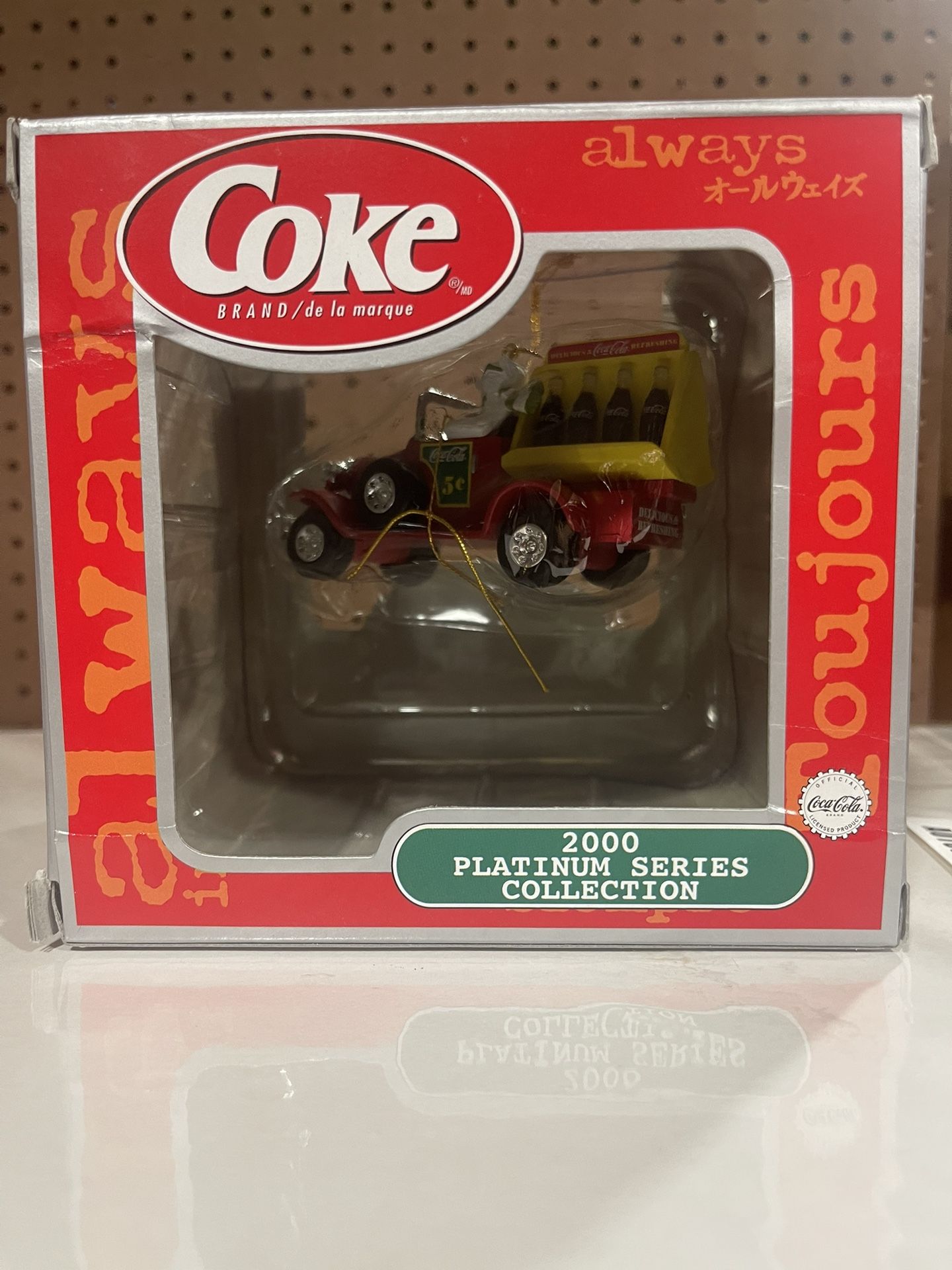 Coca Cola Platinum Series Holiday Ornament