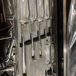Snap-on 7 pc Combination Screwdriver Set **Platinum Color **
