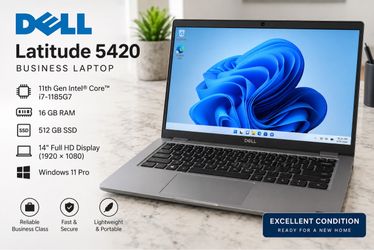 Dell Latitude 5420 Laptop – Intel i7 – Windows 11 Pro