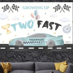 2nd Birthday Party Backdrop 