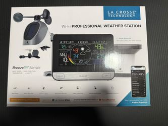 La Crosse Technology Wi-Fi Professional Weather Station Breeze Pro Sensor NEW