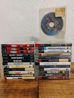 PS3 Game Lot – 25+ Titles