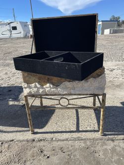 Cultured Stone Chest