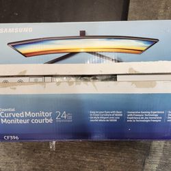 Samsung 24" Curved Monitor Cf396 Brand New 