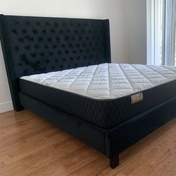 New Queen Bed Frame With Mattress