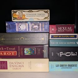 10 Decks Of Tarot Cards 😀