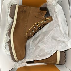Timberland Premium 6 in Waterproof Boot Rust Nubuck size 9 mens
