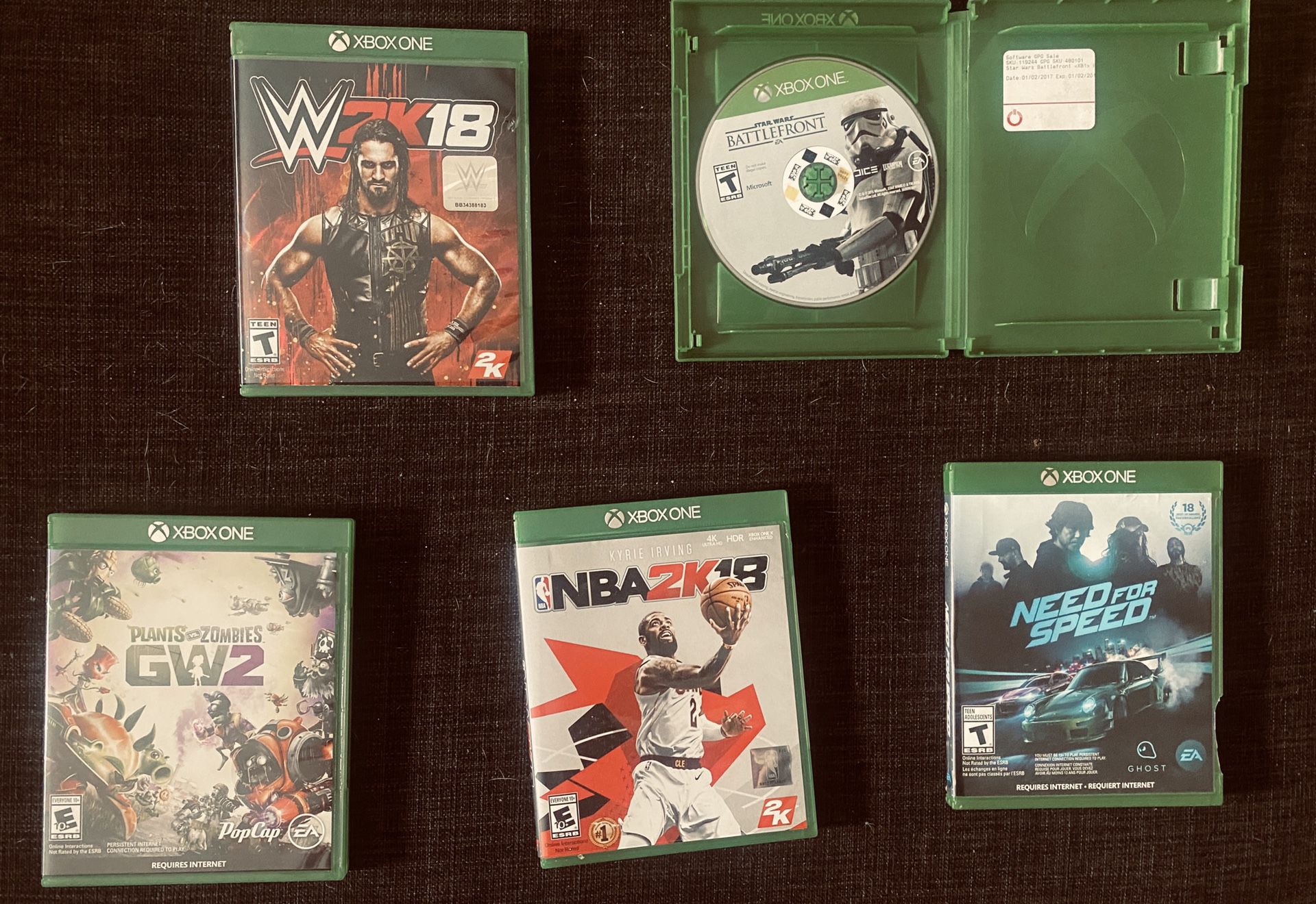 Xbox one game lot / individual